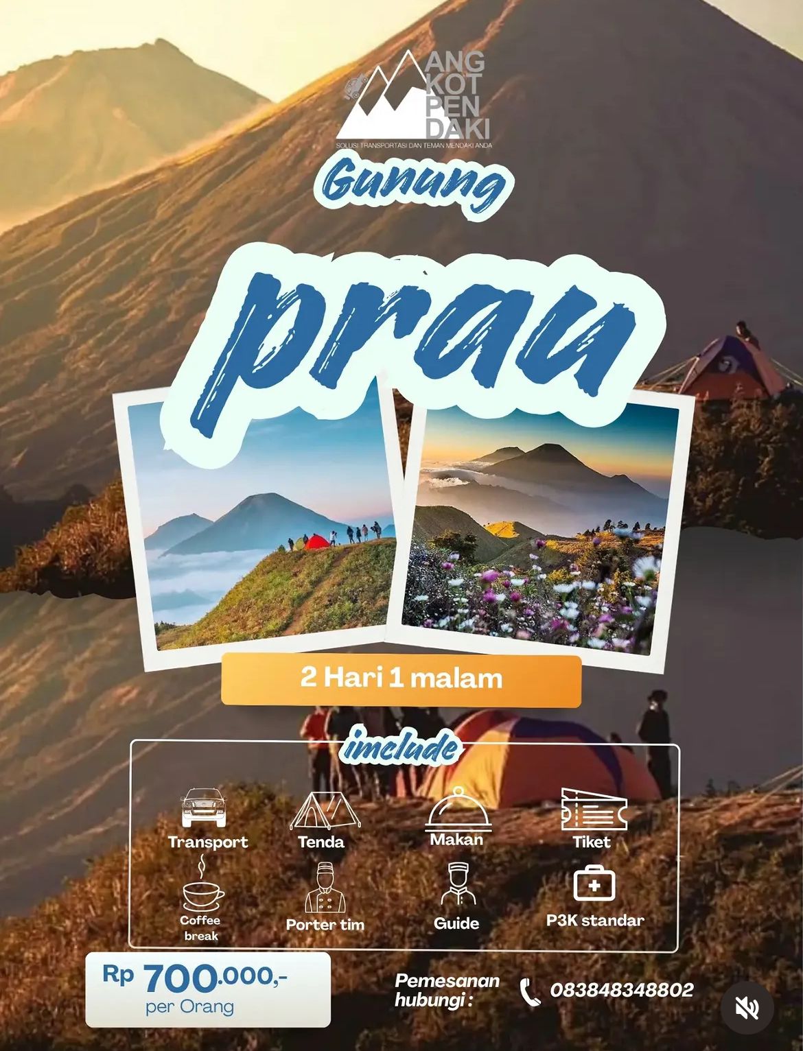 Opentrip Gunung Prau