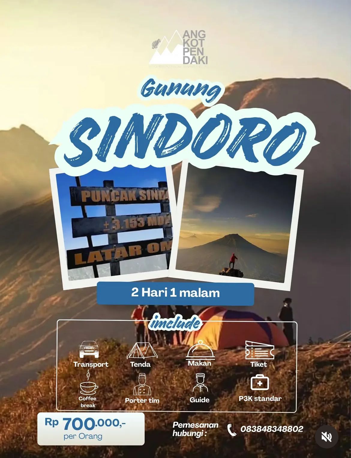 Opentrip Gunung Sindoro