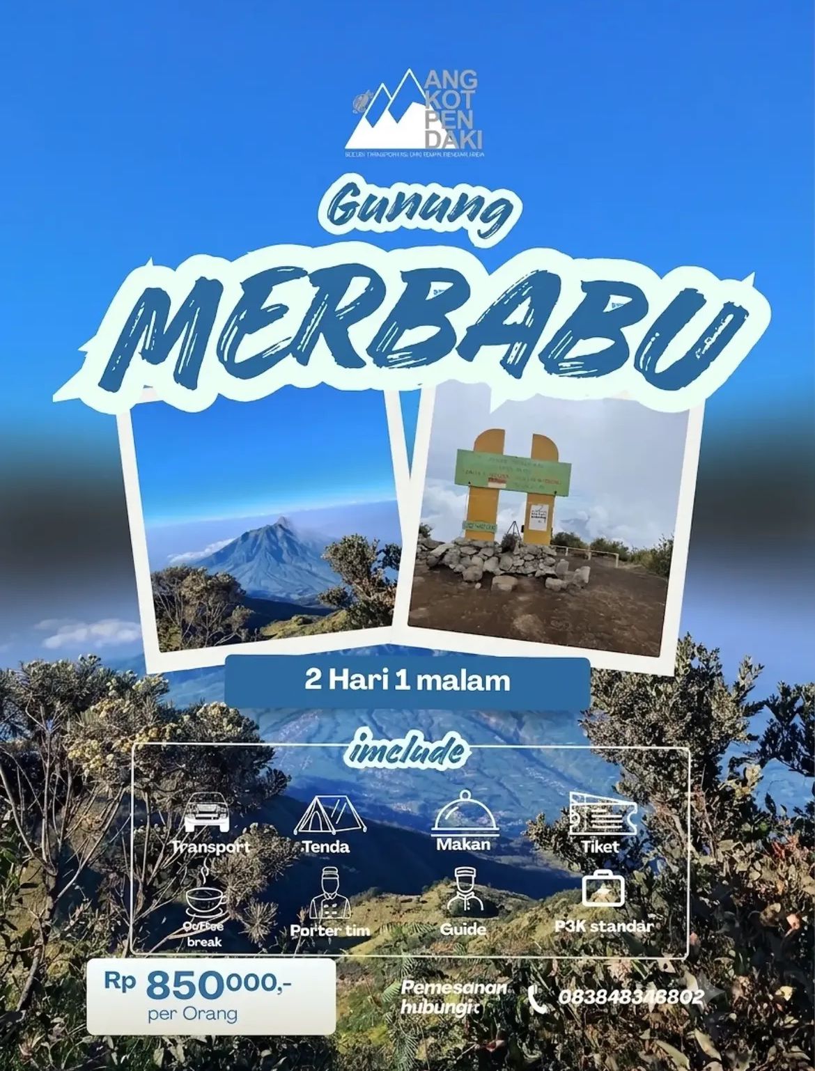 Opentrip Gunung Merbabu