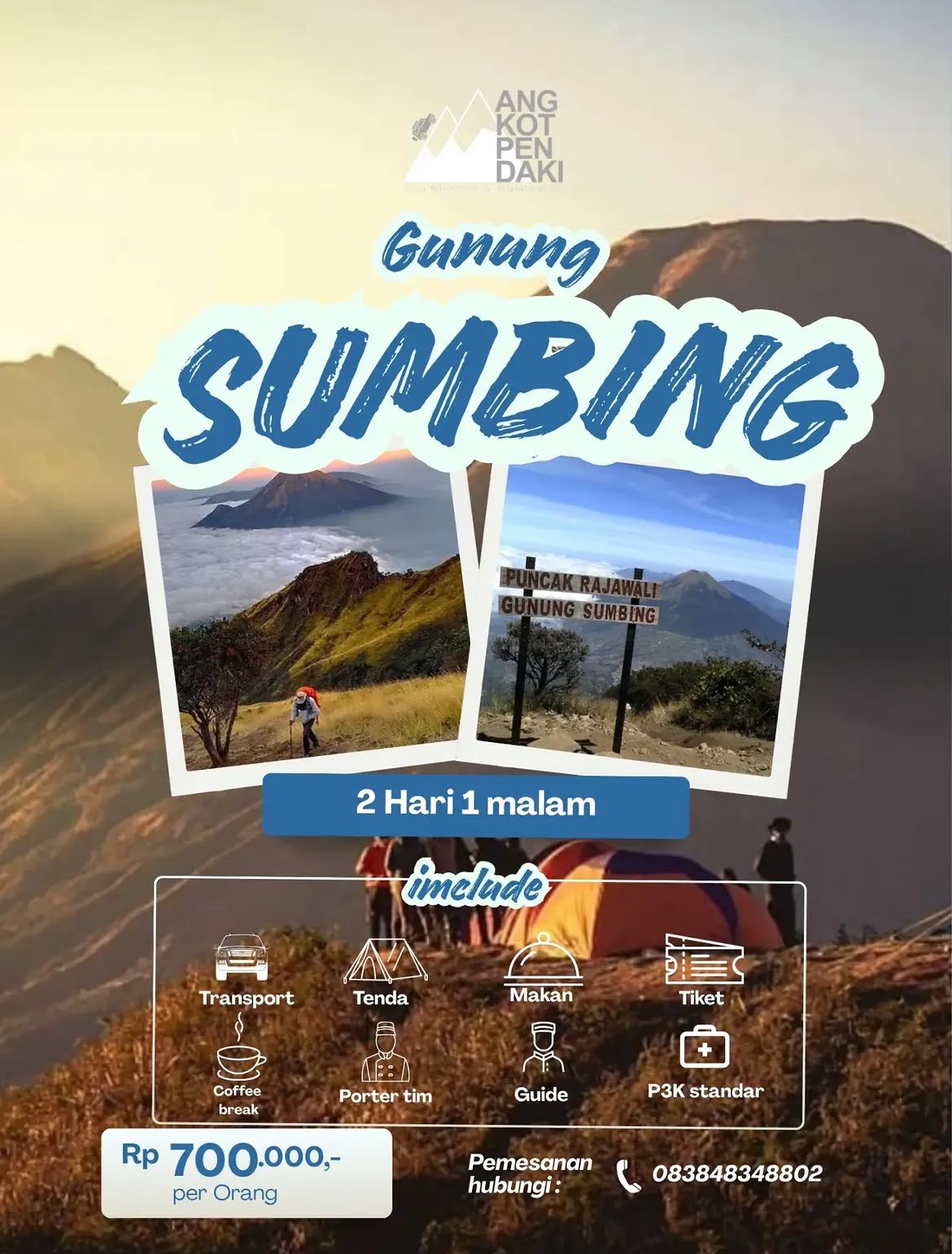 Opentrip Gunung Sumbing